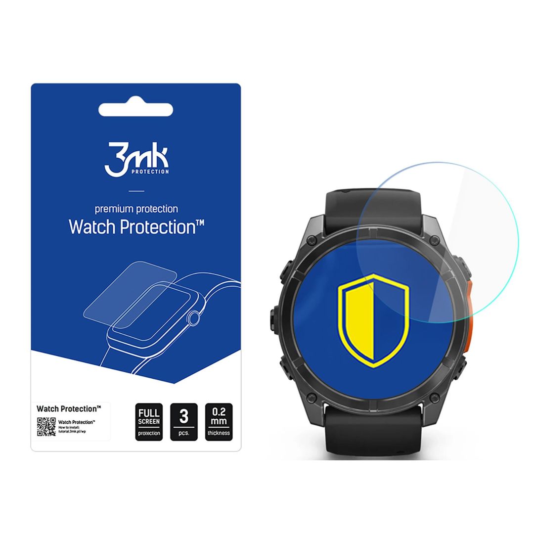 3mk Óra kijelző védőfólia FlexibleGlass hibrid üvegfólia 7H Garmin Fenix 8 Amoled 51mm