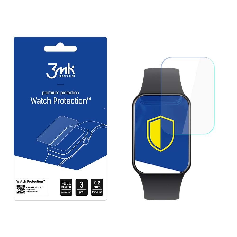 3mk Óra kijelző védőfólia FlexibleGlass hibrid üvegfólia 7H Xiaomi Smart Band 8 Pro