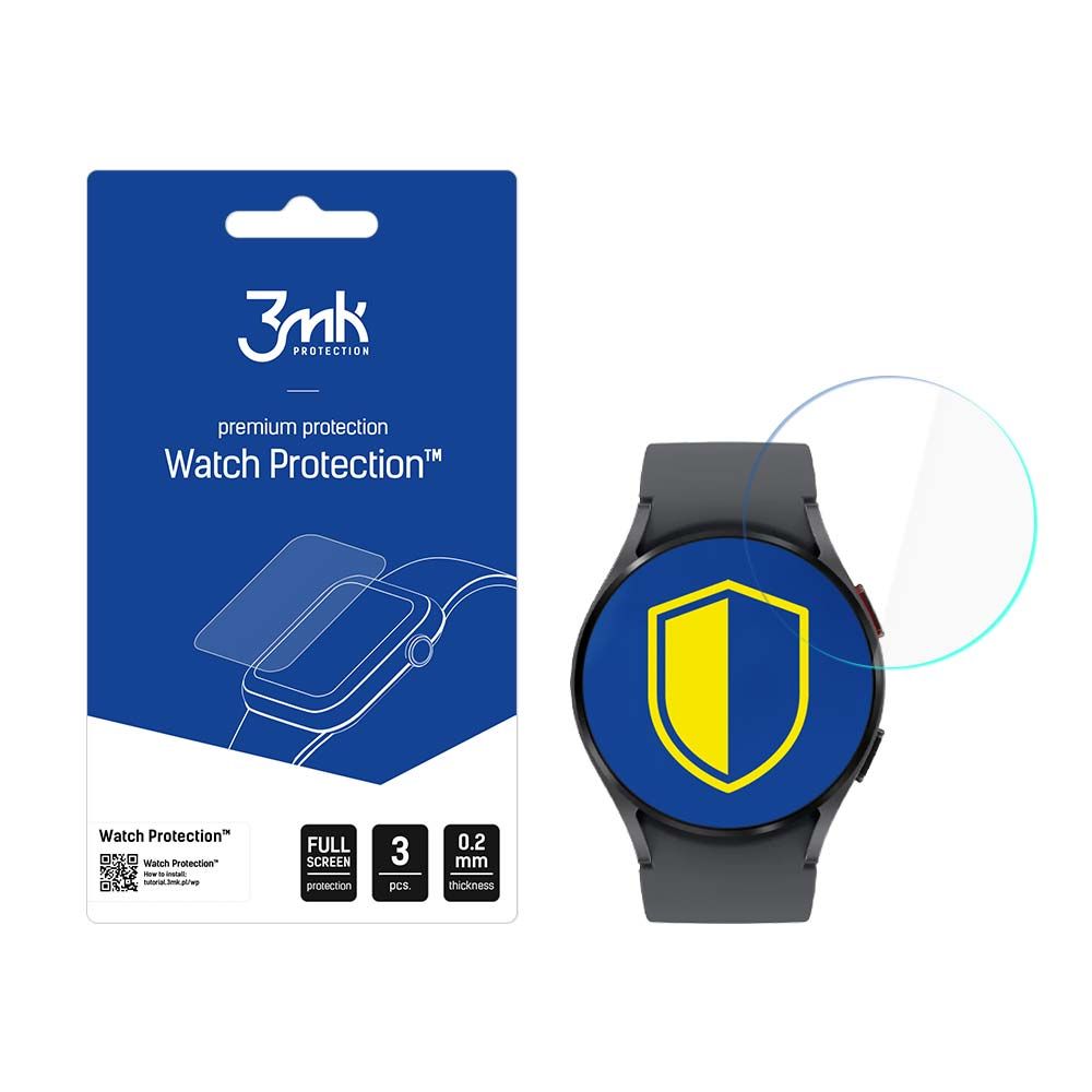 3mk Óra kijelző védőfólia FlexibleGlass hibrid üvegfólia 7H Samsung Galaxy Watch 5 40 mm