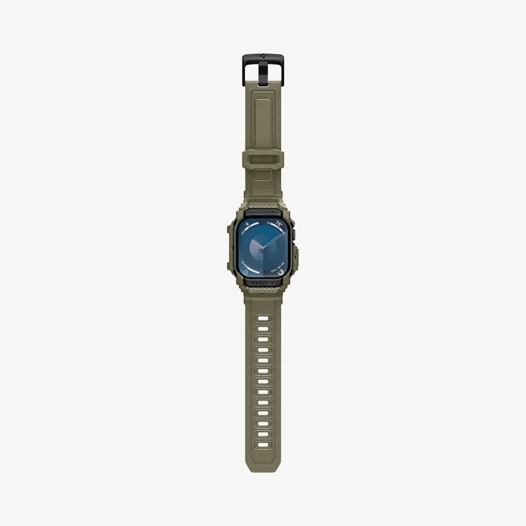 Spigen Rugged Armor Pro Apple Watch 10 46mm Vintage Khaki