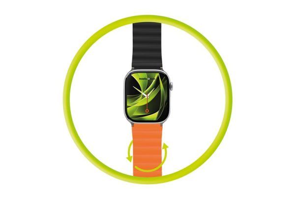 Mobile Origin MO Magnetic Strap II Apple Watch 44/45/46/49mm Orange/Black