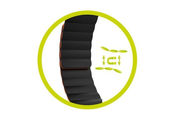 Mobile Origin MO Magnetic Strap II Apple Watch 44/45/46/49mm Orange/Black
