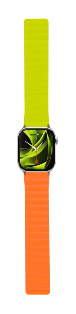 Mobile Origin MO Magnetic Strap II Apple Watch 44/45/46/49mm Orange/Green