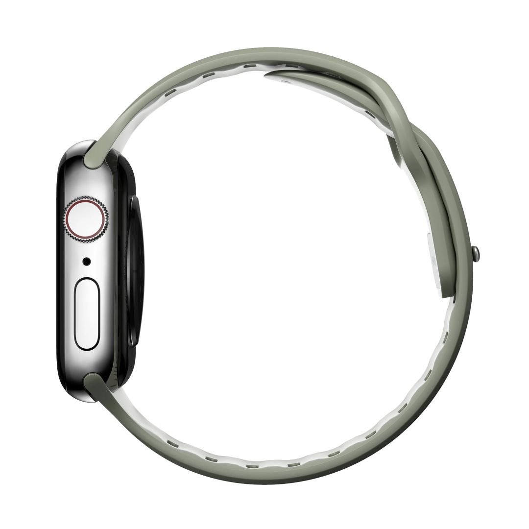 Nomad Sport Slim Strap M/L for Apple Watch Ultra (49mm) 8/7 (45mm)/6/SE/5/4 (44mm)/3/2/1 (42mm) Sage