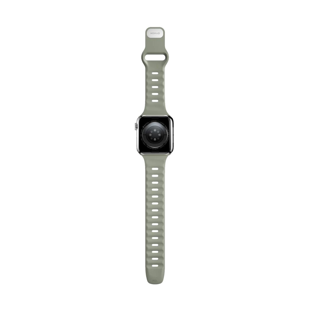 Nomad Sport Slim Strap M/L for Apple Watch Ultra (49mm) 8/7 (45mm)/6/SE/5/4 (44mm)/3/2/1 (42mm) Sage