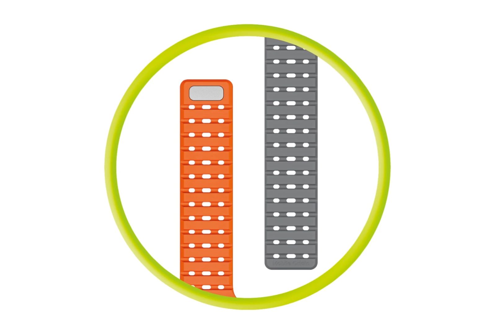 Mobile Origin Magnetic Strap for AW 44/45/46/49mm Grey/Orange