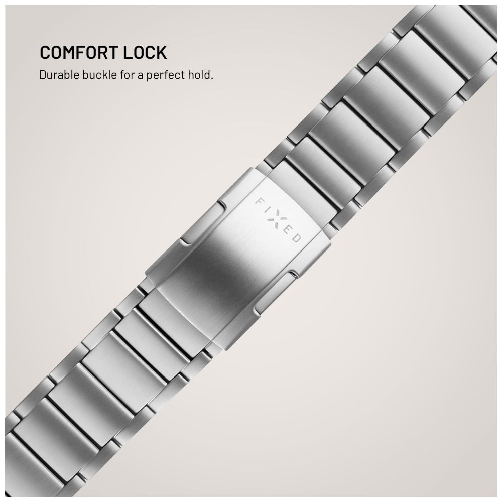 FIXED Titán óraszíj Apple Watch 44/45/46/49mm okosórához, natural titanium