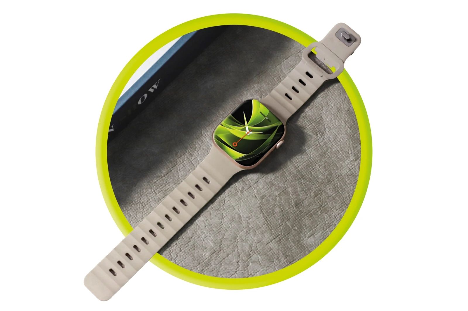 Mobile Origin Strap III for Apple Watch 49mm/46mm/45mm/44mm Light Beige