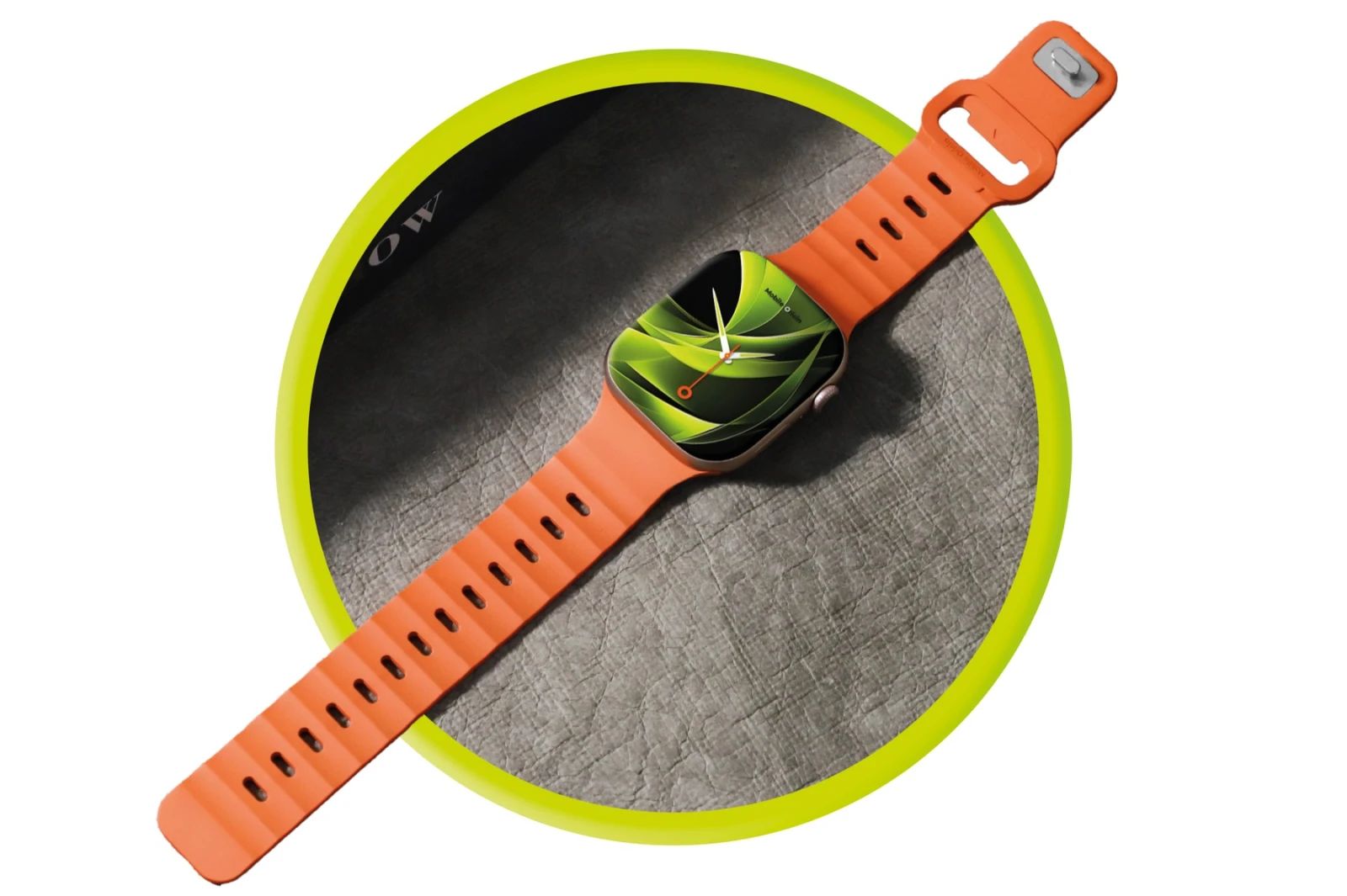 Mobile Origin Strap III for Apple Watch 49mm/46mm/45mm/44mm Orange
