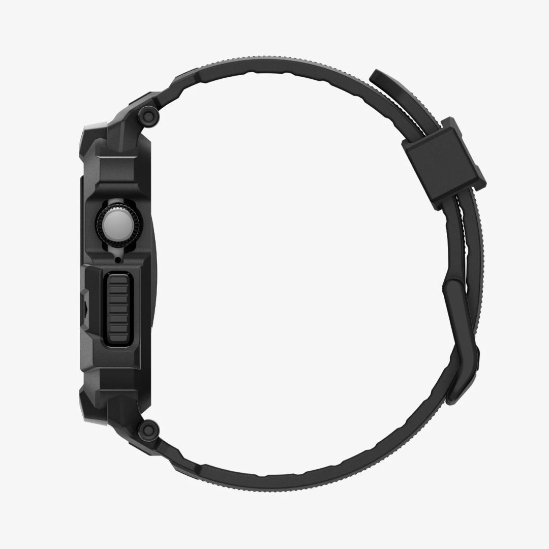 Spigen Rugged Armor Pro 2 case for Apple Watch 11 46mm Matte Black