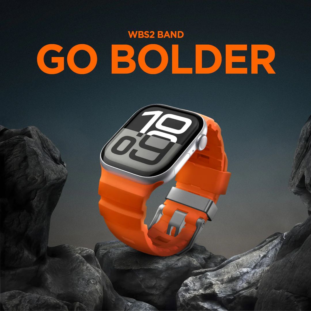 Spigen Silicone Band for Apple Watch 49mm/46mm/45mm/44mm Orange