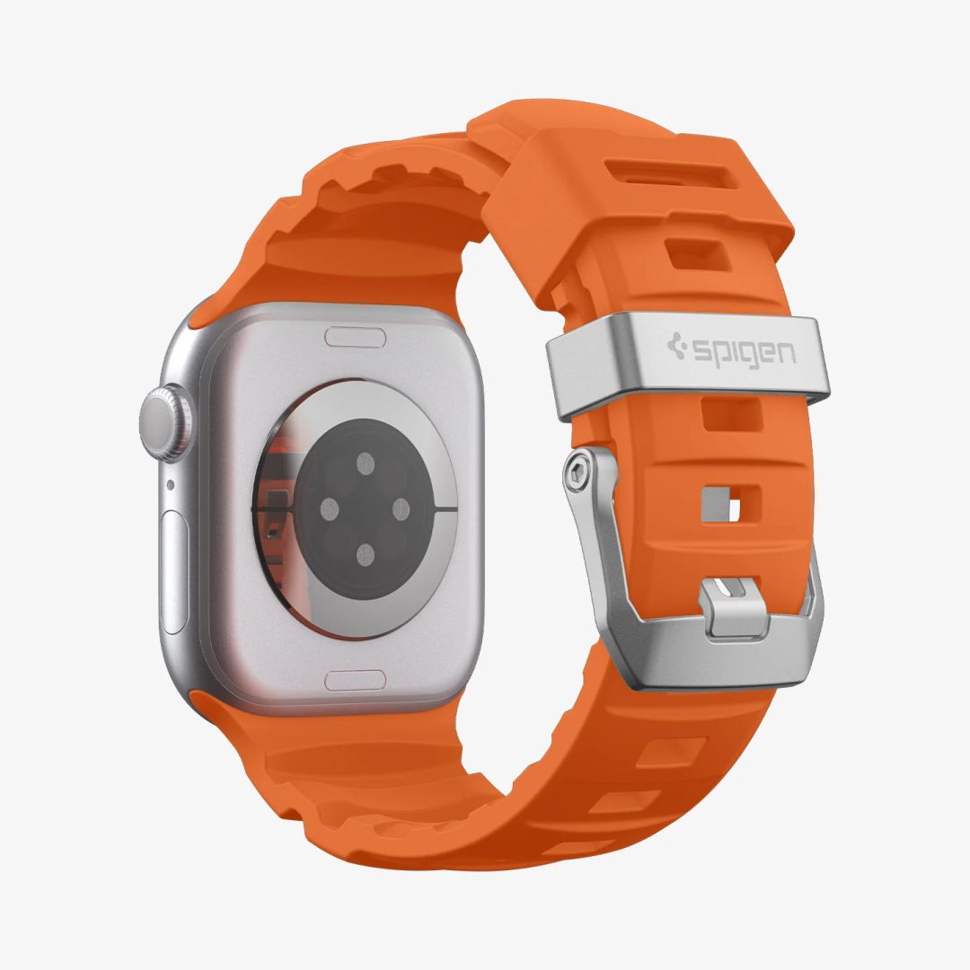 Spigen Silicone Band for Apple Watch 49mm/46mm/45mm/44mm Orange