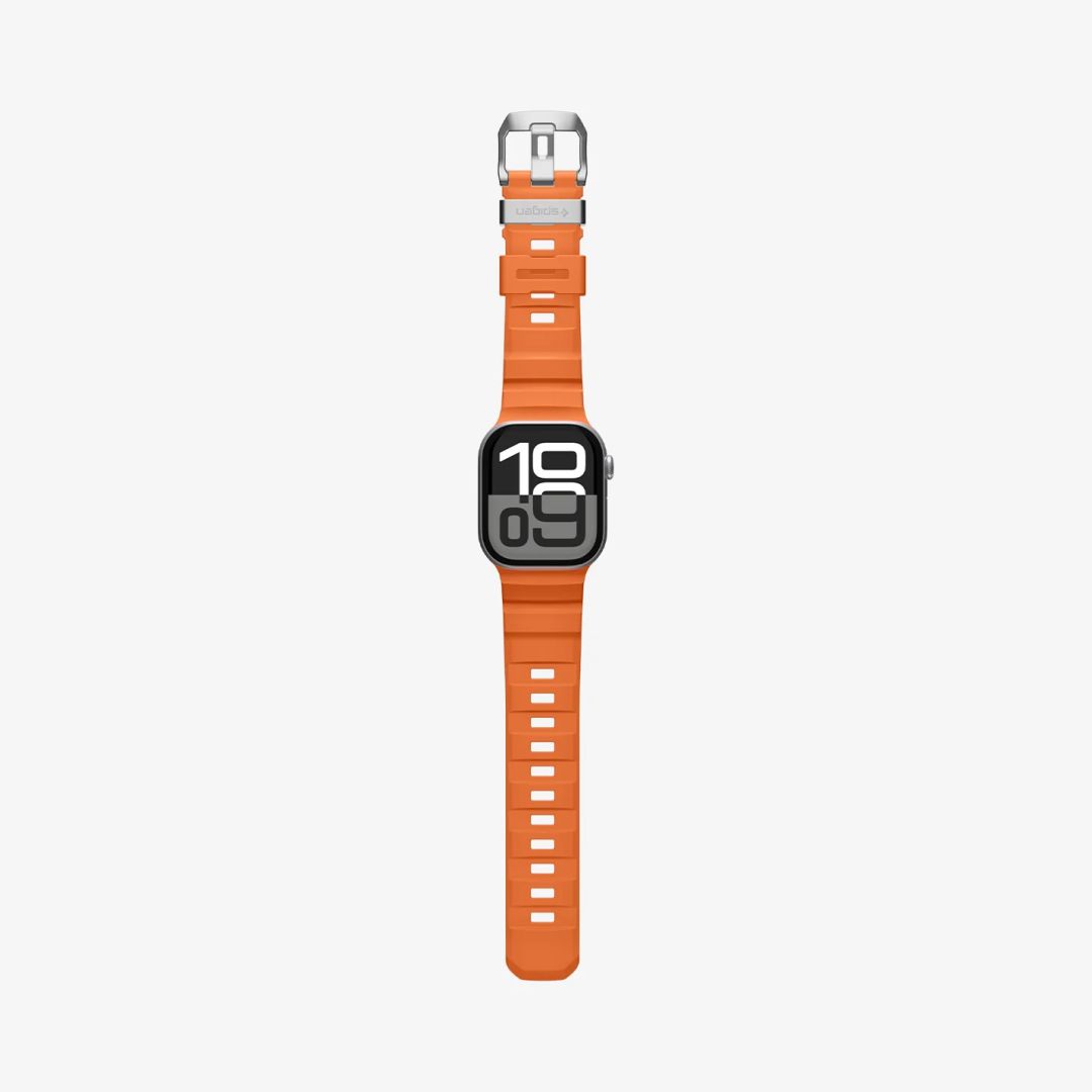 Spigen Silicone Band for Apple Watch 49mm/46mm/45mm/44mm Orange