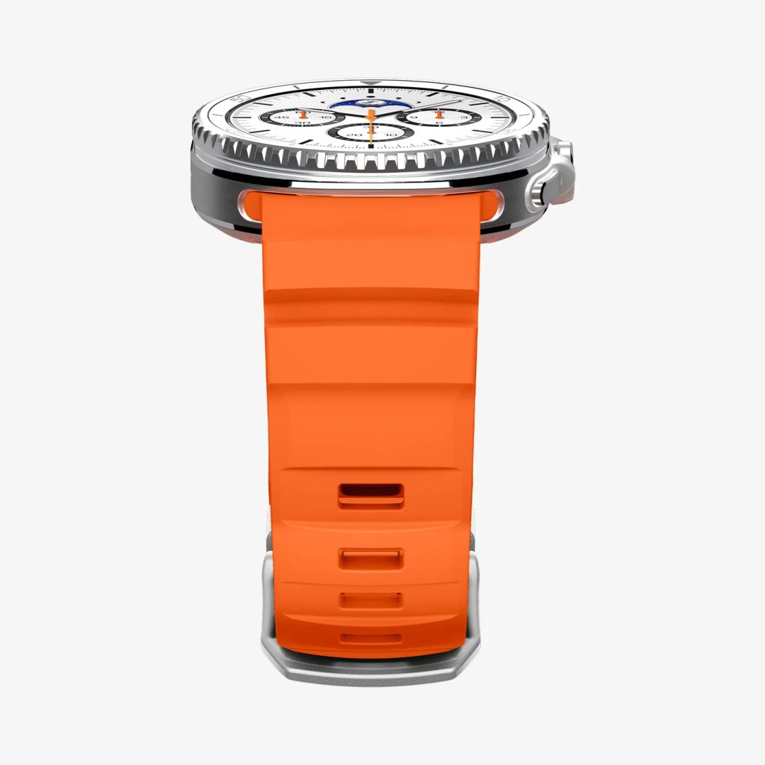 Spigen Silicone Band for Samsung Galaxy Watch 8 46mm/44mm/40mm Orange