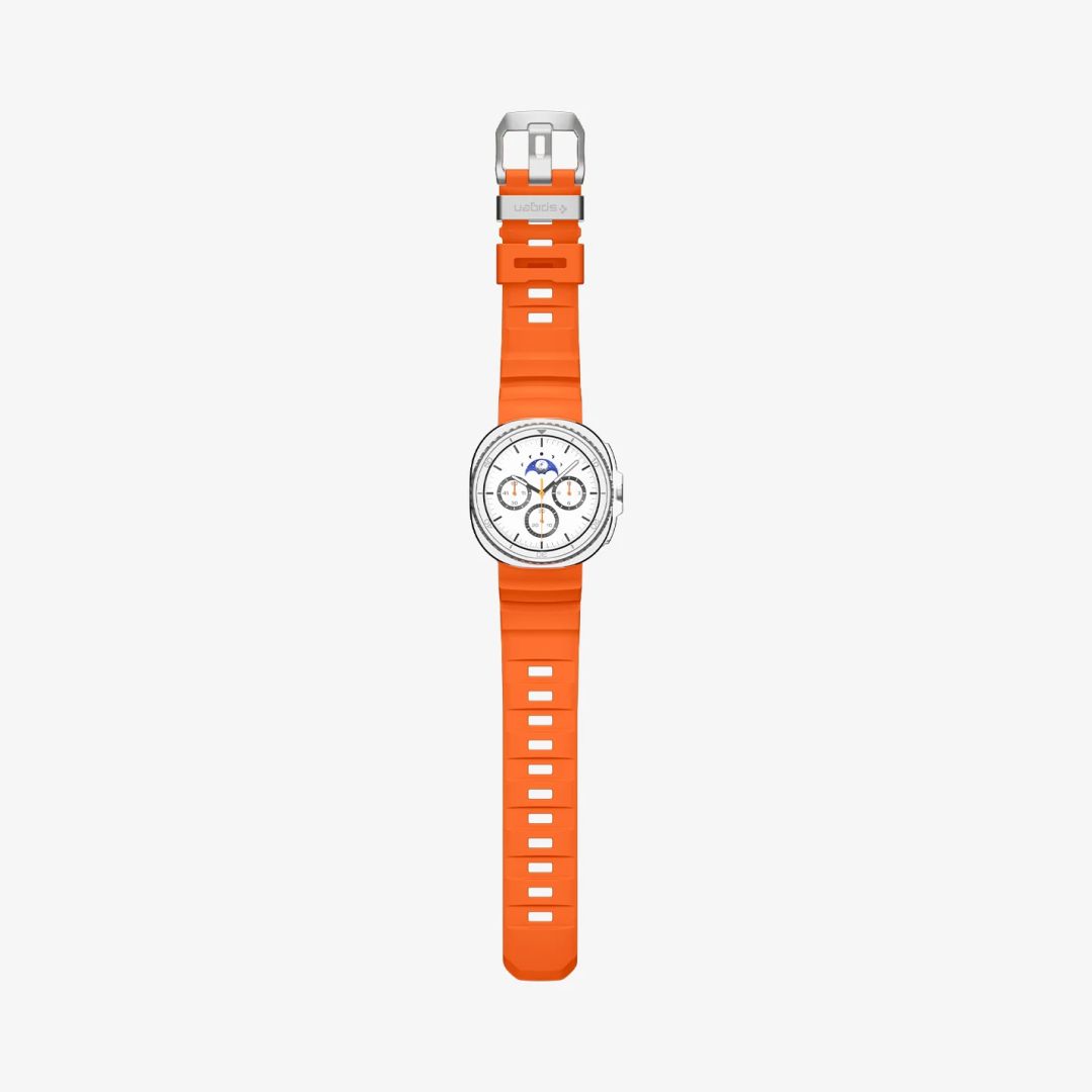 Spigen Silicone Band for Samsung Galaxy Watch 8 46mm/44mm/40mm Orange