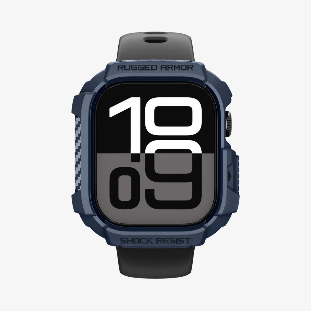 Spigen Rugged Armor 2 case for Apple Watch 11 42mm Matte Black