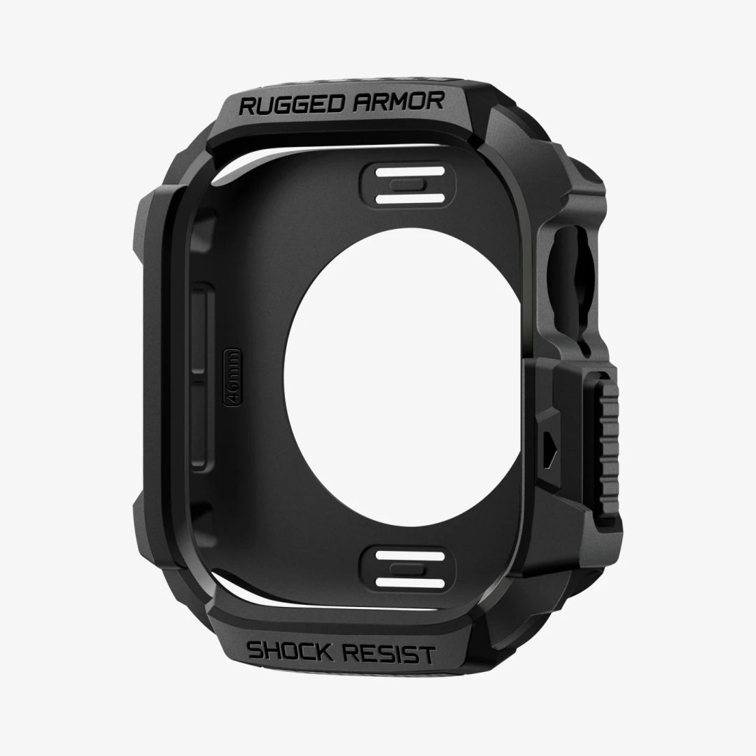 Spigen Rugged Armor 2 case for Apple Watch 11 42mm Matte Black