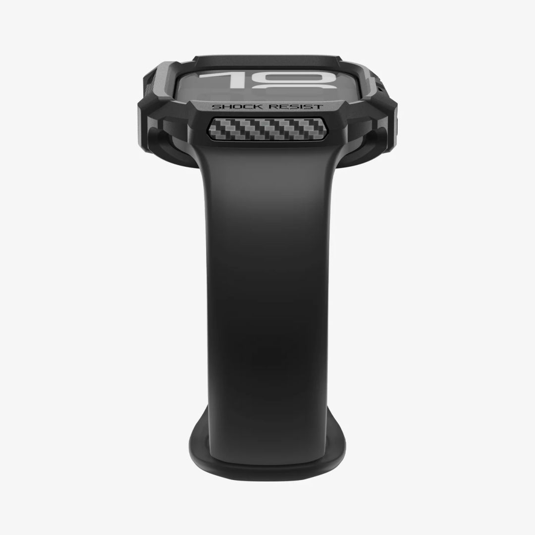 Spigen Rugged Armor 2 case for Apple Watch 11 42mm Matte Black