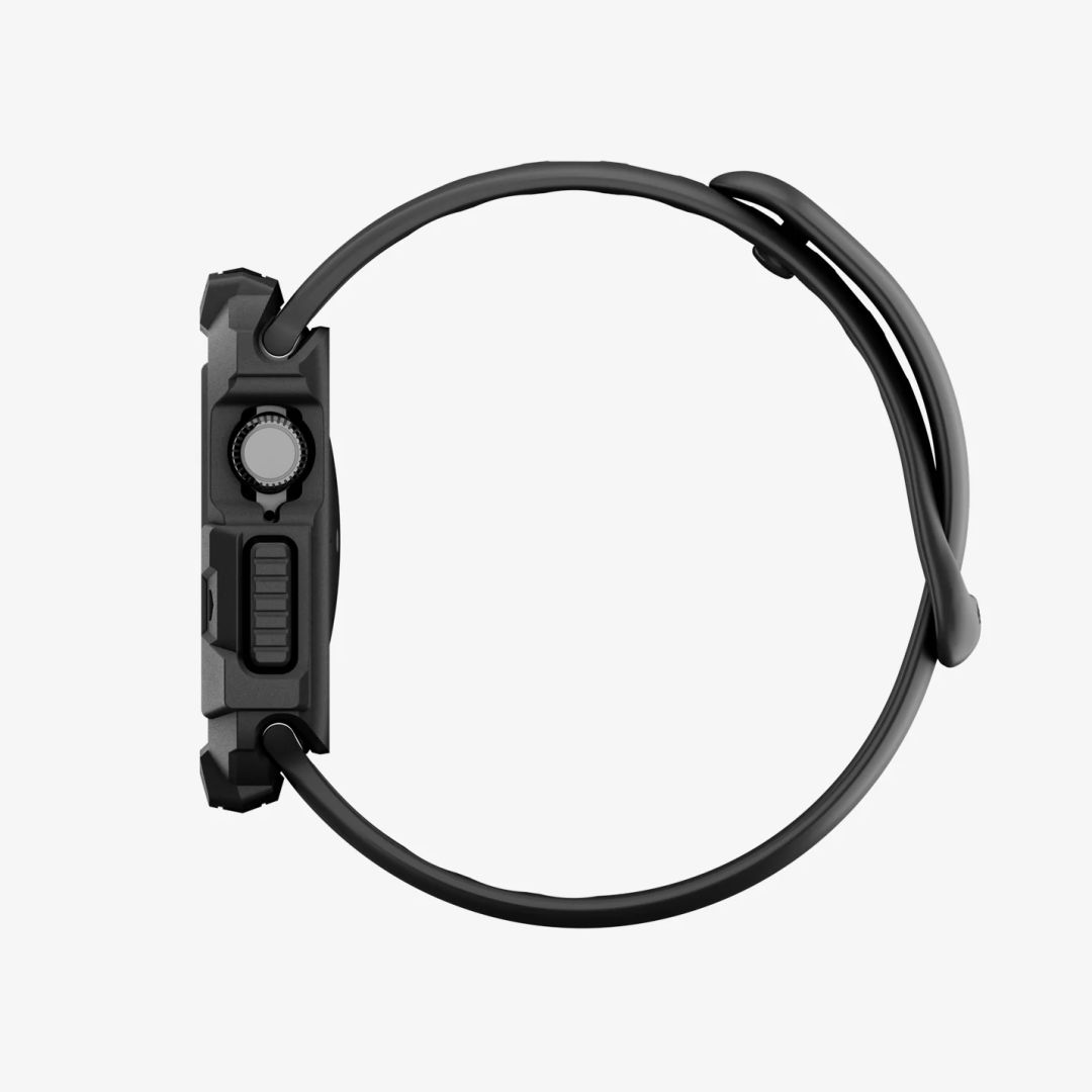 Spigen Rugged Armor 2 case for Apple Watch 11 42mm Matte Black
