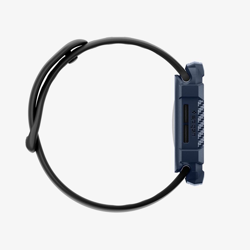 Spigen Rugged Armor 2 case for Apple Watch 11 42mm Navy Blue