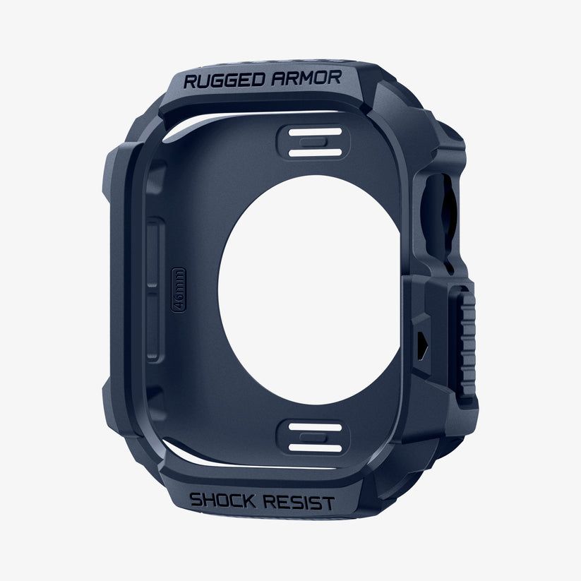 Spigen Rugged Armor 2 case for Apple Watch 11 42mm Navy Blue