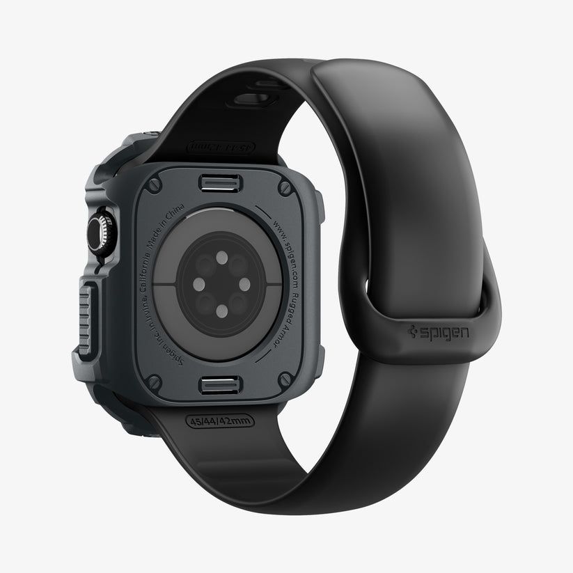 Spigen Rugged Armor 2 Band for Apple Watch 11 46mm Matte Black