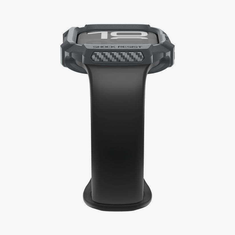 Spigen Rugged Armor 2 Band for Apple Watch 11 46mm Matte Black