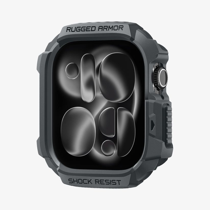 Spigen Rugged Armor 2 Band for Apple Watch 11 46mm Matte Black
