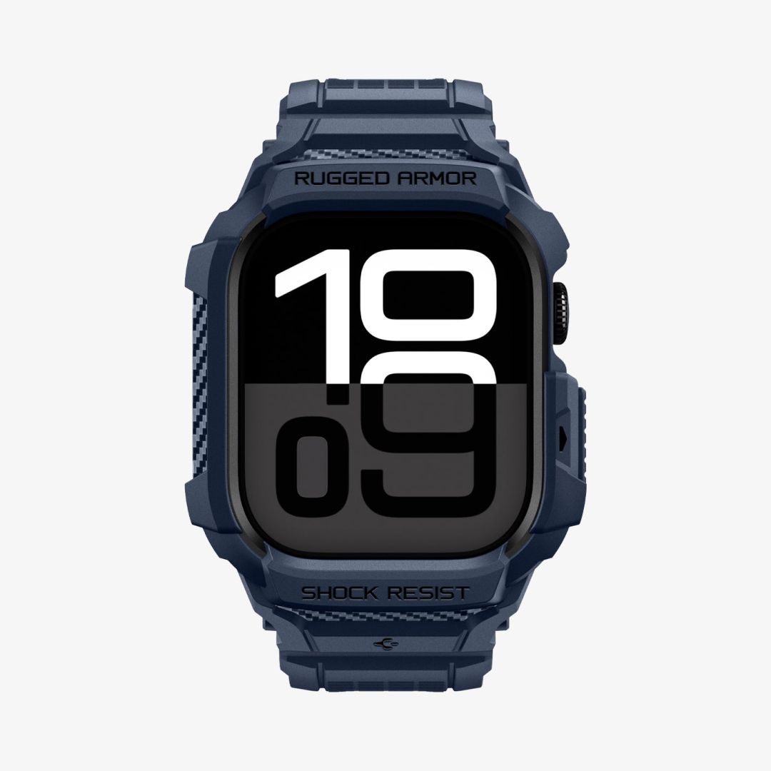 Spigen Rugged Armor Pro 2 for Apple Watch 11 42mm Navy Blue