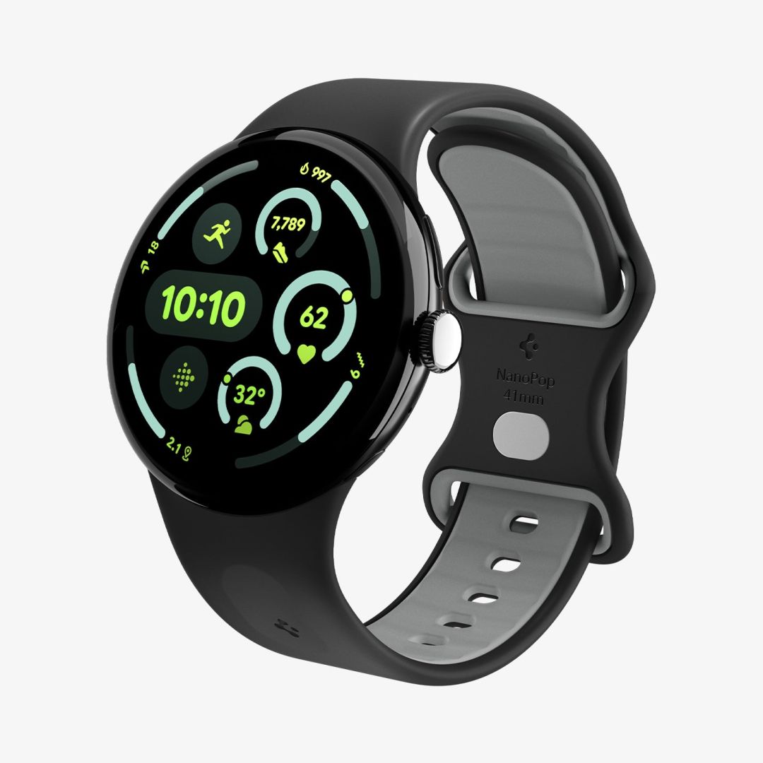 Spigen Nano Pop Band for Google Pixel Watch 4/3/2/1 41mm Black Sesame