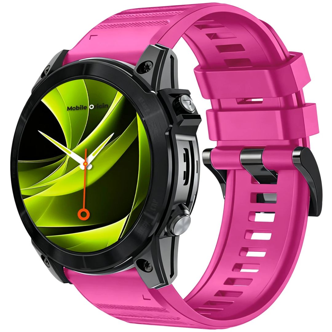 Mobile Origin Easy Strap Silicone ES2 Quick Fit for Garmin 20mm Pink