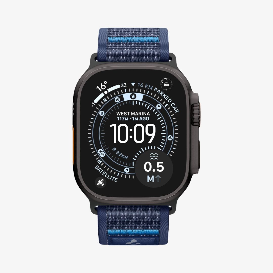 Spigen Athlex Air 2 Active Band for Apple Watch 49mm/46mm/45mm/44mm Navy Blue