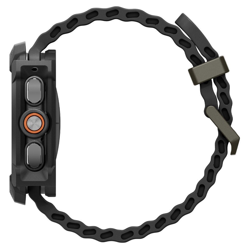 Spigen Rugged Armor case for Samsung Galaxy Watch Ultra 2 47mm Black