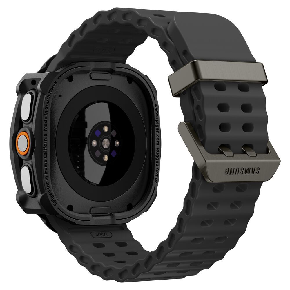Spigen Rugged Armor case for Samsung Galaxy Watch Ultra 2 47mm Black