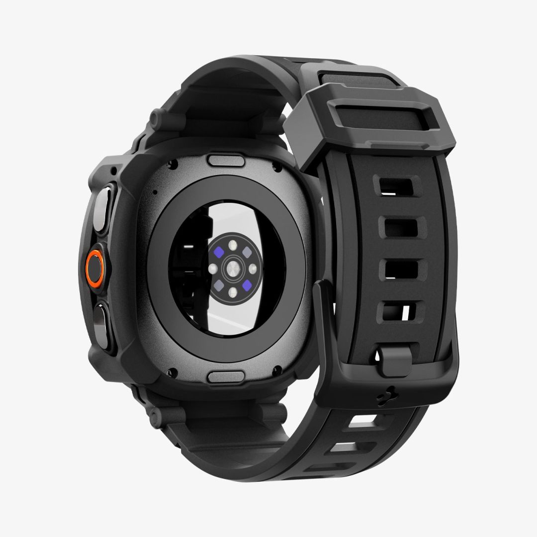Spigen Rugged Armor Pro Band for Samsung Galaxy Watch Ultra 2 47mm Matte Black