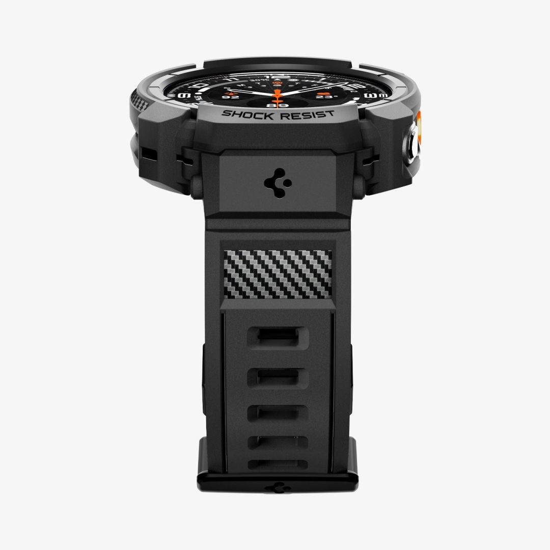 Spigen Rugged Armor Pro Band for Samsung Galaxy Watch Ultra 2 47mm Matte Black