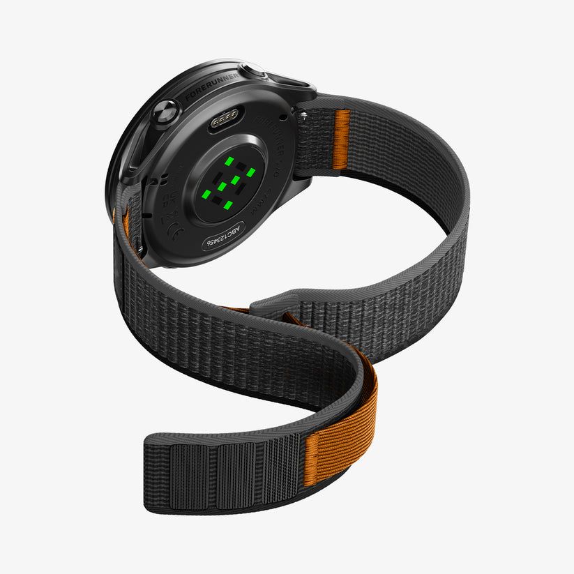 Spigen Athlex Air Active Band for Garmin Quick Release 22mm Black/Orange