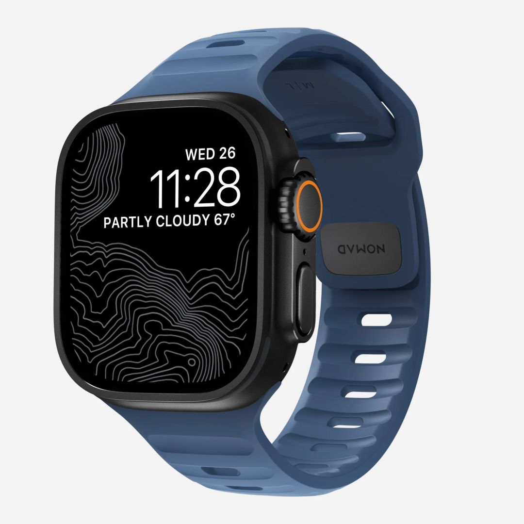 Nomad Sport Strap M/L for Apple Watch 49mm/46mm/45mm/44mm/42mm Blue