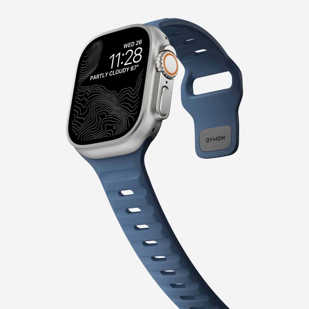 Nomad Sport Strap M/L for Apple Watch 49mm/46mm/45mm/44mm/42mm Blue