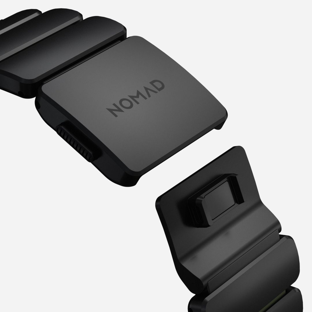Nomad Stratos Band for Apple Watch 45/46/49mm Black Titanium/Forest Green