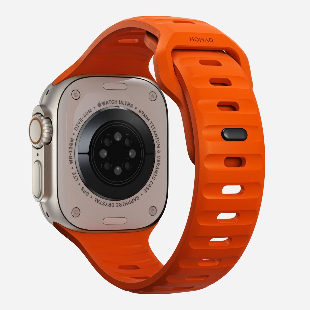 Nomad Sport Strap M/L Apple Watch 49mm/46mm/45mm/44mm/42mm Ultra Orange