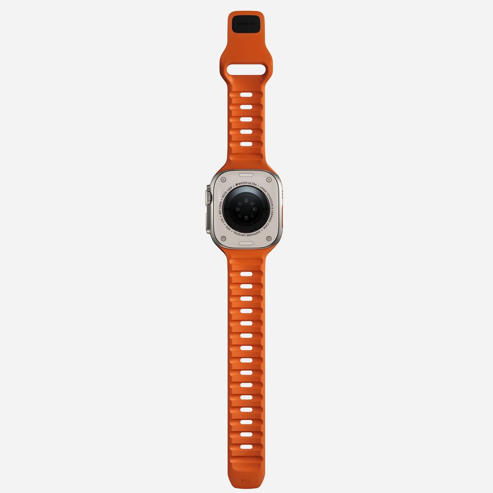 Nomad Sport Strap M/L Apple Watch 49mm/46mm/45mm/44mm/42mm Ultra Orange