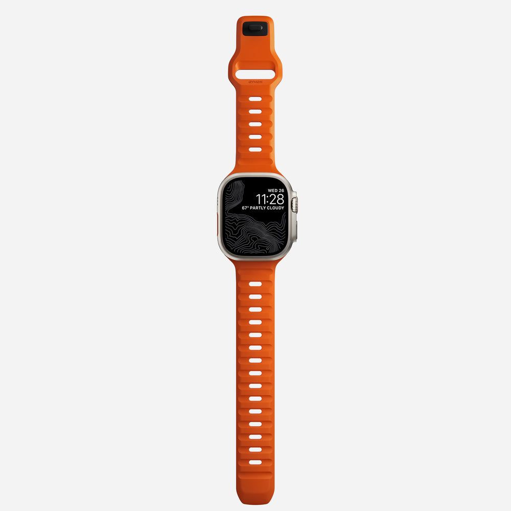 Nomad Sport Strap M/L Apple Watch 49mm/46mm/45mm/44mm/42mm Ultra Orange