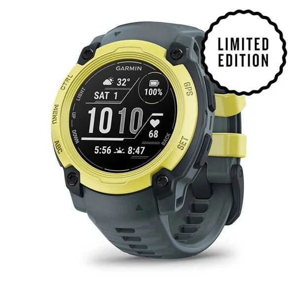 Garmin Instinct E 40mm Yellow with Grey Silicon Band