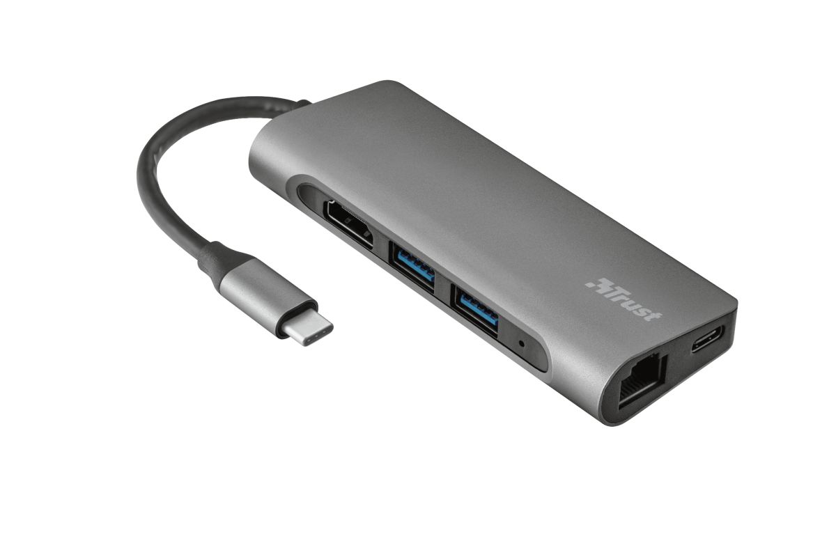 Trust Dalyx Aluminium 7-in-1 USB-C Multiport Adapter