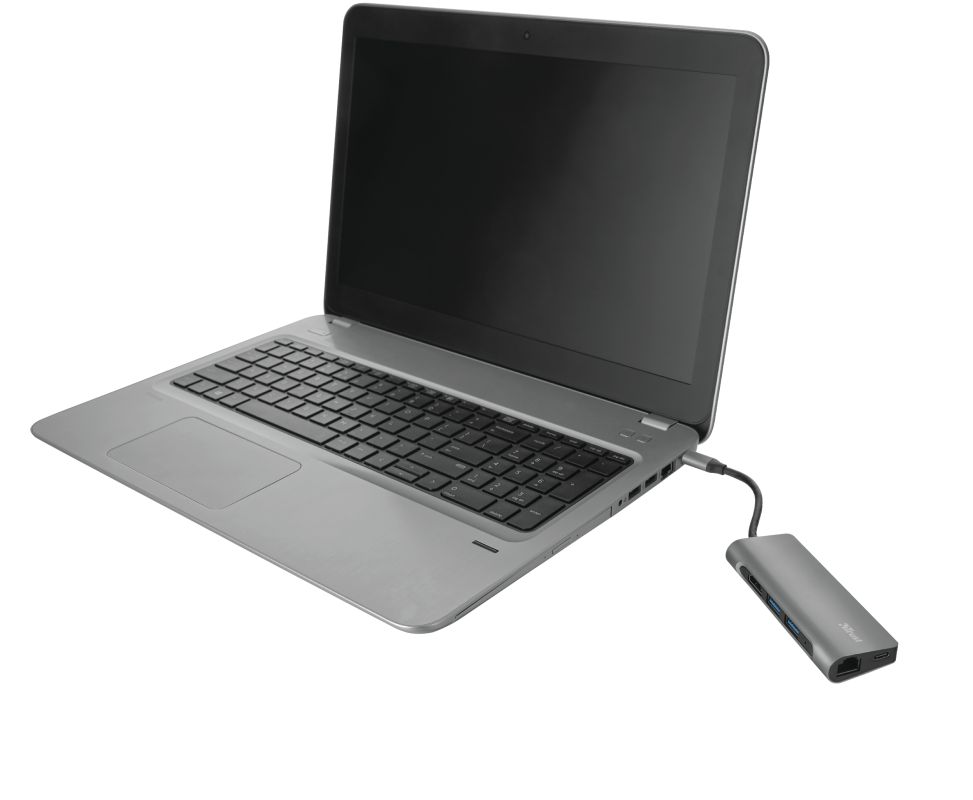 Trust Dalyx Aluminium 7-in-1 USB-C Multiport Adapter