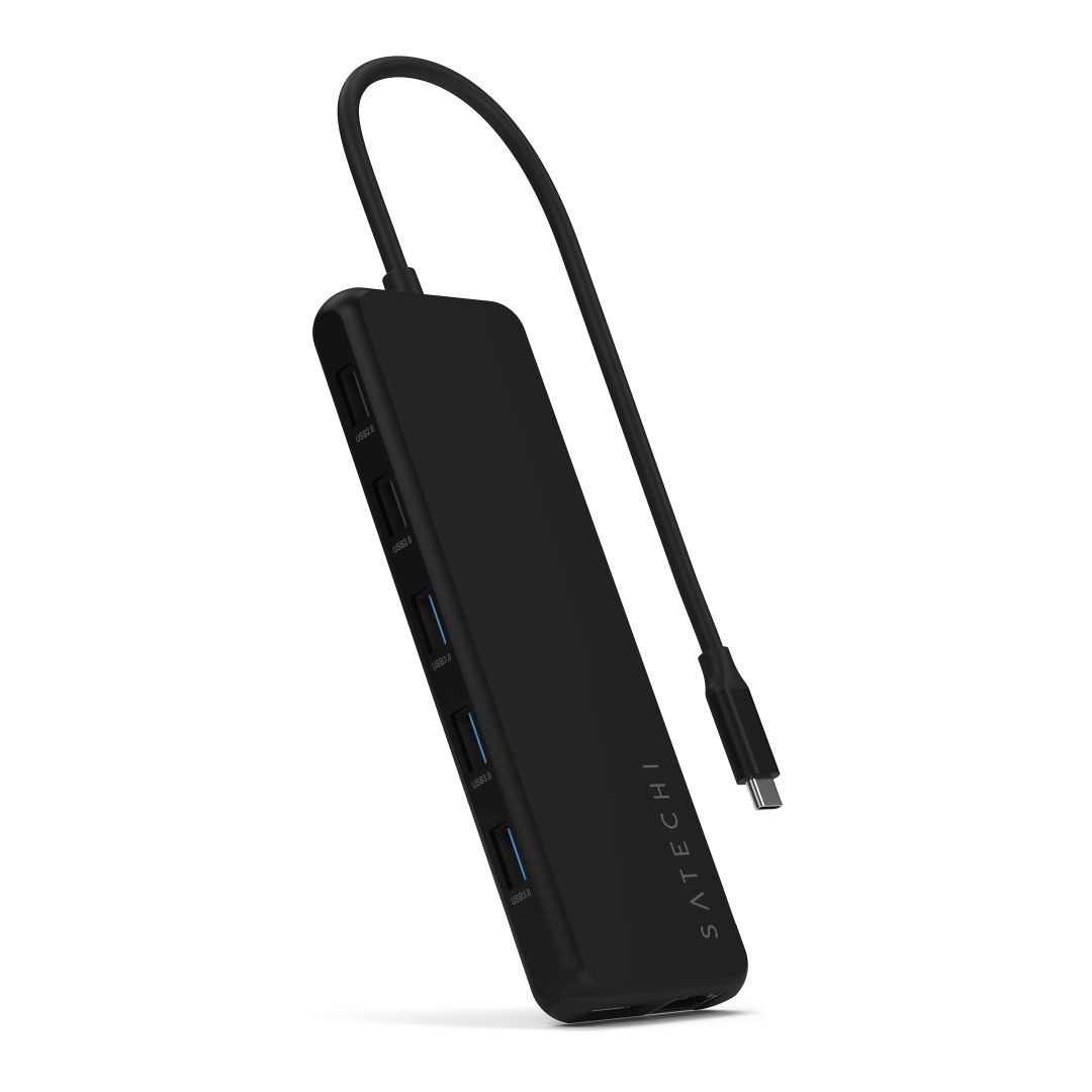 Satechi 13-in-1 USB-C Triple Display Multiport Adapter Black