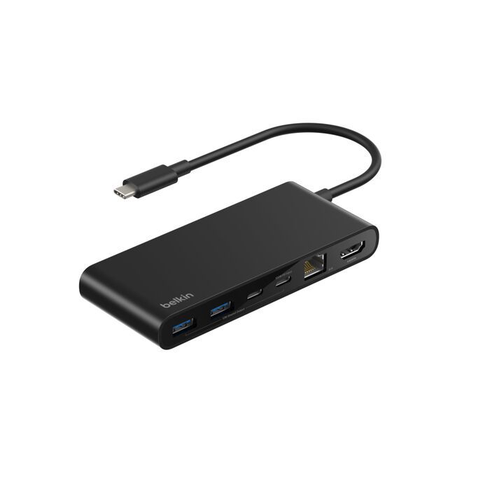 Belkin Connect 8-Port USB-C Hub with 2.5Gb Ethernet Black
