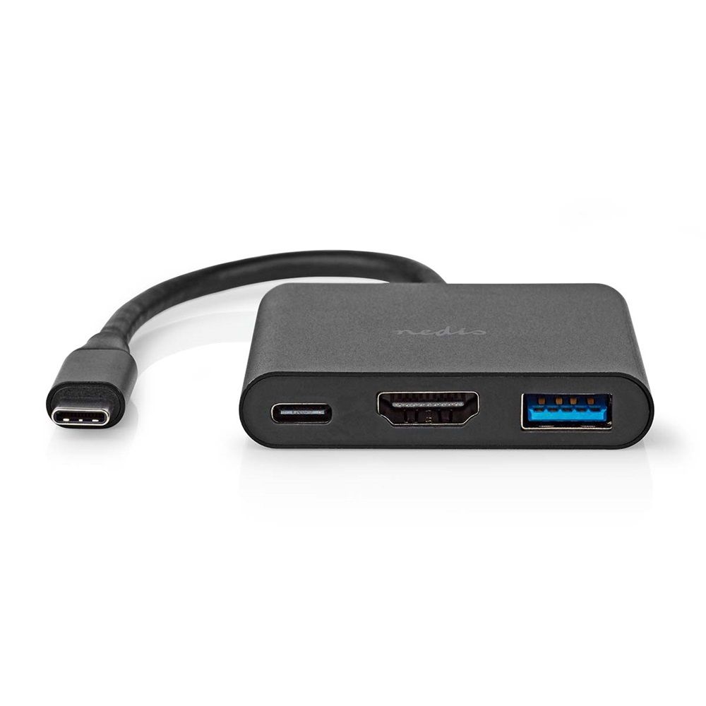 Nedis CCGB64770BK01 USB Multi-Port Adapter Black