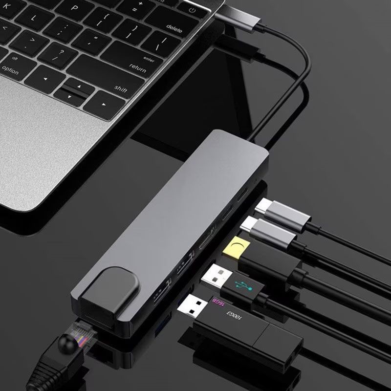 Gembird A-CM-COMBO5-06 USB Type-C 5-in-1 Multi-Port Adapter Space Grey